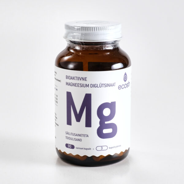 Magneesium glütsinaat-kelaat 90tk (tavatoode) Ecosh Life OÜ